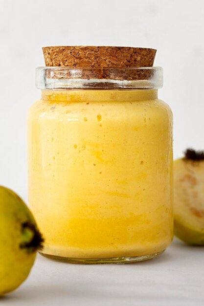Traditional ghee in a glass jar