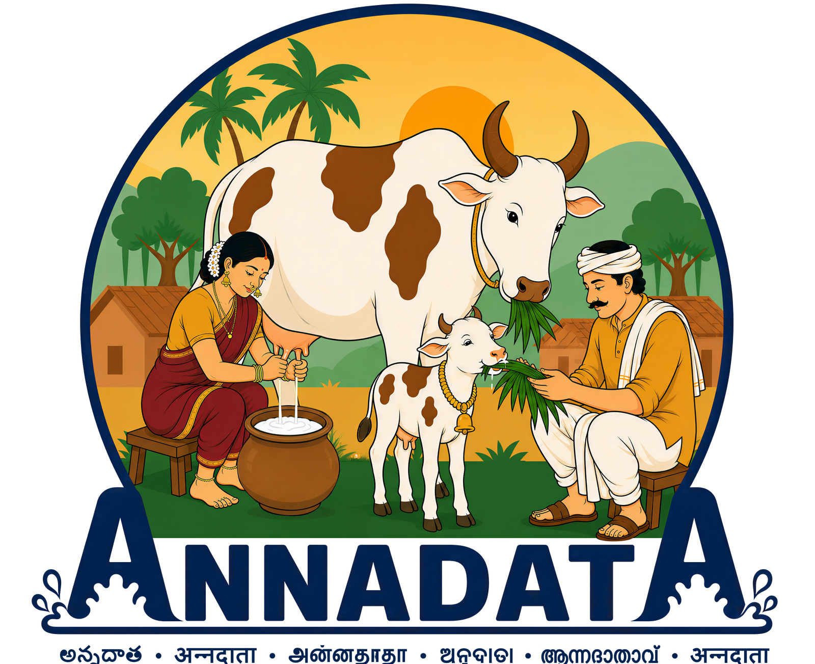 Annadata Dairy logo